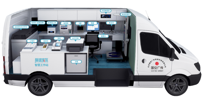 漸健家醫(yī)數字化公共衛(wèi)生公衛(wèi)巡診車：打通基層健康服務“最后一公里